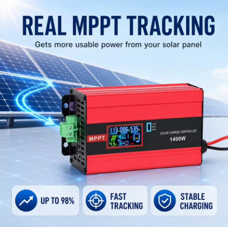 True MPPT Solar Charge Controller Tracking